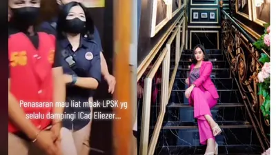 Wanita Cantik LPSK yang Selalu Ada Bersama Richard Eliezer, Diduga Bernama Tyna Ratu, Netizen Doakan Berjodoh!