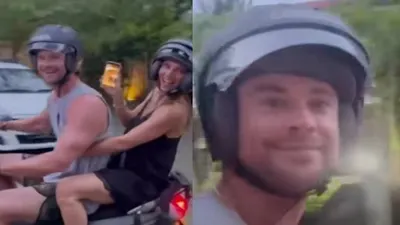Aksi Chris Hemsworth Liburan di Bali Naik Motor Dipuji Netizen: Nih Kalau Butuh Duta Turis Taat Aturan