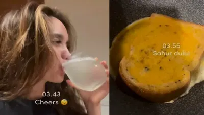 Menu Sahur Cinta Laura yang Bikin Kaget Netizen