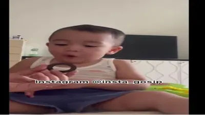 Rayyanza Malik Ahmad alias Cipung Belajar Menghafal Huruf