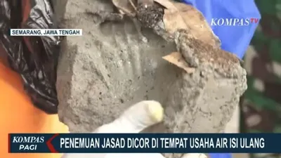 Ditemukan Jasad dalam Keadaan Dicor di  Sebuah Tempat Usaha Air Isi Ulang