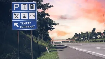 Ilustrasi daftar rest area Tol Cipali dan Palikanci untuk mudik Lebaran 2023.
