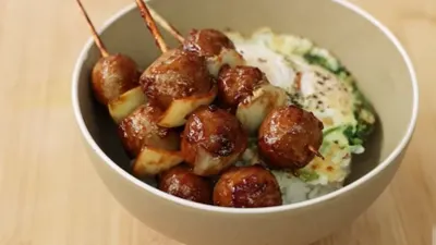 Ide menu praktis Nasi Bakso Bakar untuk Sahur pertama di Ramadan 2023