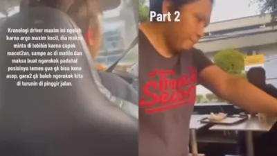 Driver Maxim Paksa Bayaran Tarif Lebih dari Penumpang