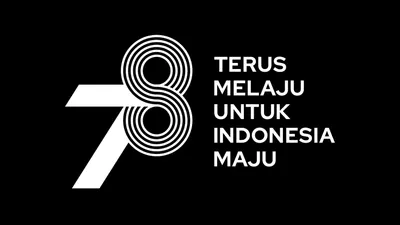 Download Logo HUT RI ke-78 PNG Hitam Putih dan Berwarna Tanpa Background, Ukuran Cuma 155 KB