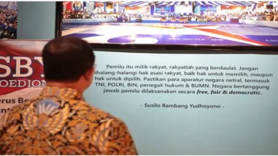 Anies Baswedan terkesan quotes pada sebuah lukisan