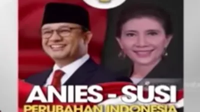 Anies Baswedan dan Susi Pudjiastuti