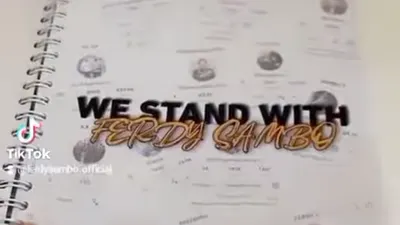 Buku We Stand With Ferdy Sambo