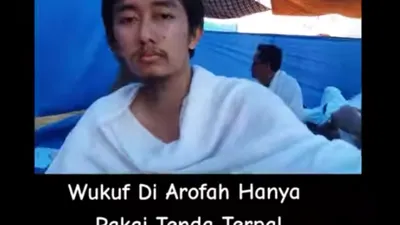 Seorang Jemaah Bikin Unggahan Video Tentang Kondisi Haji Backpacker