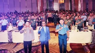 Menko Polhukam Mahfud MD di Gelar Rapat Kerja Nasional