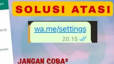 WhatsApp Error Jadi Korban Kode WA Me Settings