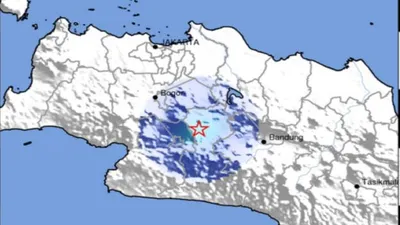 Gempa skala magnitudo M 4,0 kembali melanda wilayah Cianjur Jawa Barat, Rabu (29/3/2023)