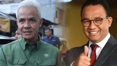 Ganjar Pranowo dan Anies Baswedan
