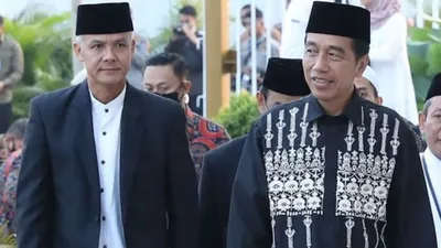 Ganjar Pranowo dan Presiden Joko Widodo