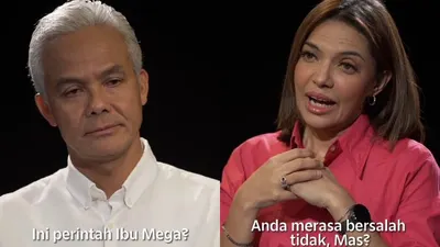  Ganjar Pranowo Tahan Tangis, Najwa Shihab Cerca Pertanyaan
