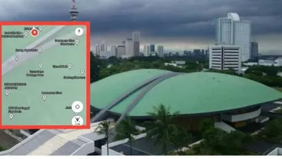 Belakangan ini jagat maya tengah diramaikan oleh sejumlah gambar tangkapan layar yang menunjukkan nama lokasi Gedung DPR RI di Google Maps.