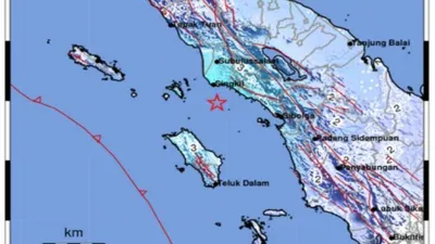 Terupdate! BMKG: Megathrust Nias Simeule Sebabkan Gempa Bumi Skala M 5,2 Guncang Aceh Singkil, Sabtu 11 Maret