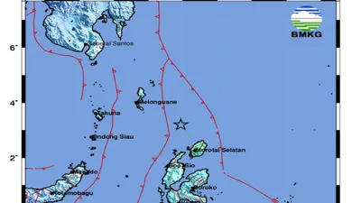Gempa bumi di Maluku, Jumat (24/2/2023)