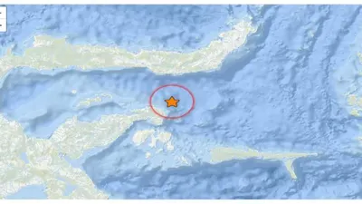 Gempa Bumi 5.5 Magnitudo Guncang Wilayah Kabupaten Bolaang Mongondow Selatan Hari Ini, Selasa (28/3/2023)