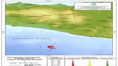 Update Gempa Bantul-Yogyakarta, BMKG: Terjadi 41 Kali Gempa Susulan
