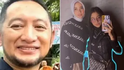 Andhi Pramono, Kepala Bea Cukai Makassar beserta anak dan istri