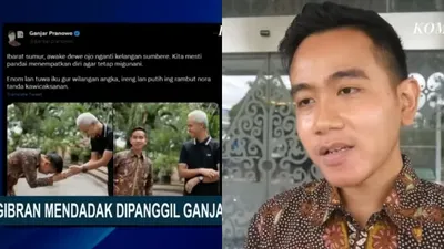 Gibran Mendadak Dipanggil Ganjar Pranowo
