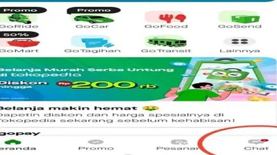Cara chat menggunakan aplikasi Gojek