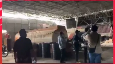 Polisi Grebek Gudang Solar Ilegal Diduga Milik Achiruddin Hasibuan