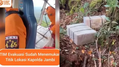 UPDATE Kecelakaan Helikopter Kapolda Jambi: Tim Evakuasi Darat Capai TKP, Tim Udara Distribusikan Logistik