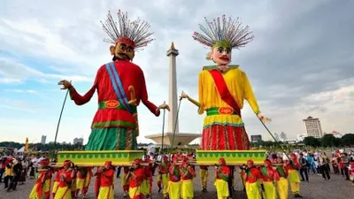 ilustrasi Perayaan HUT Jakarta ke 495 Tahun 2022