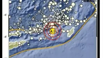 gempa bumi baru saja terjadi di Maluku Tenggara Barat pada Jumat, 17 Maret 2023.