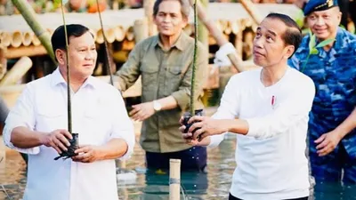 Prabowo Subianto dan Presiden Jokowi
