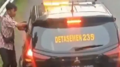 Viral Video Dugaan Pungli di Jalan Tol oleh Mobil 'Detasemen 235'
