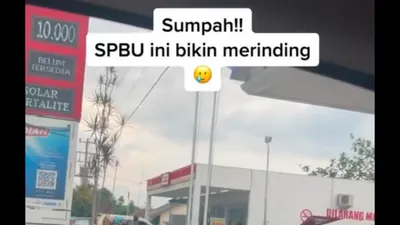 Viral, beredar di sosial media salah satu SPBU yang menarik perhatian netizen.