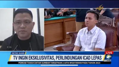 Rully Novian (juru bicara LPSK) dan Richard Eliezer