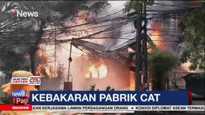 Kebakaran Pabrik Cat 