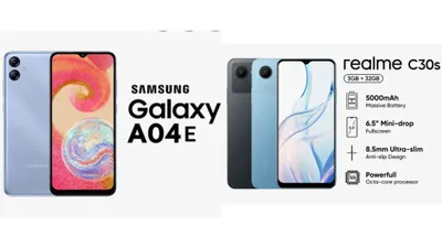 Illustrasi. Samsung Galaxy A04 E