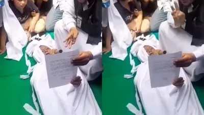  Pria Ini Nekat Lakukan Sumpah Pocong Dua Kali Disaksikan Ratusan Warga, Alasannya Mencengangkan