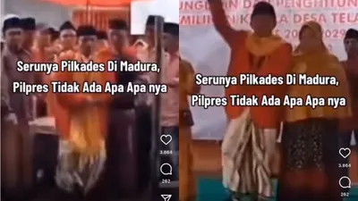 Viral Pilkades di Madura