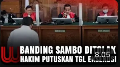 Tanggal Eksekusi Mati Ferdy Sambo Sudah Ditetapkan