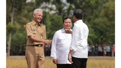 Potret Kemesraan Prabowo- Ganjar 