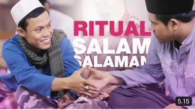 Illustrasi. Ritual salaman 