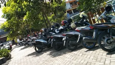 Illustrasi. Tempat Parkir