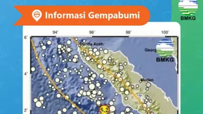 Informasi Gempa Bumi di Aceh dari BMKG