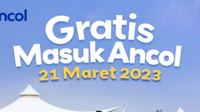 Tiket gratis Ancol Selasa 21 Maret 2023