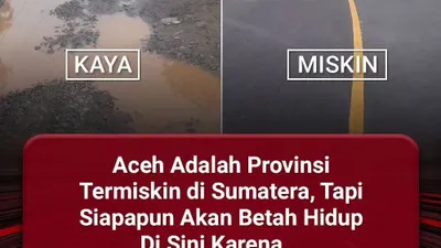 Kondisi Jalan di Lampung dan Aceh