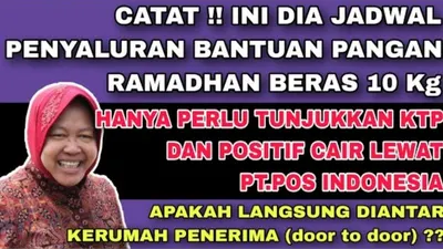 Illustrasi. Jadwal Penyaluran Bantuan Pangan Ramadan 