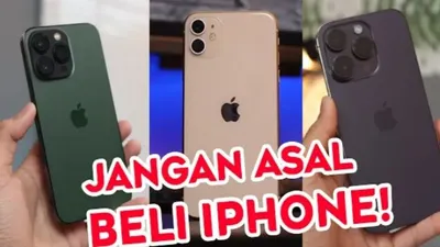 Ilustrasi list iPhone yang bisa dipakai dan worth it dibeli di tahun 2023.