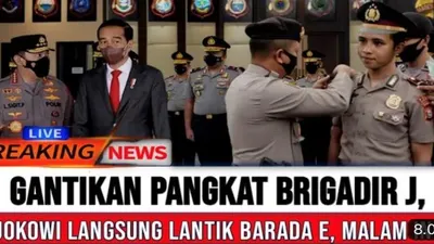 CEK FAKTA! Usai Sidang Kode Etik, Richard Eliezer Langsung Dilantik Jokowi Gantikan Pangkat Brigadir J