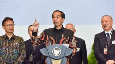 Presiden Jokowi meresmikan Tzu Chi Hospital di Pantai Indah Kapuk, Jakarta Utara